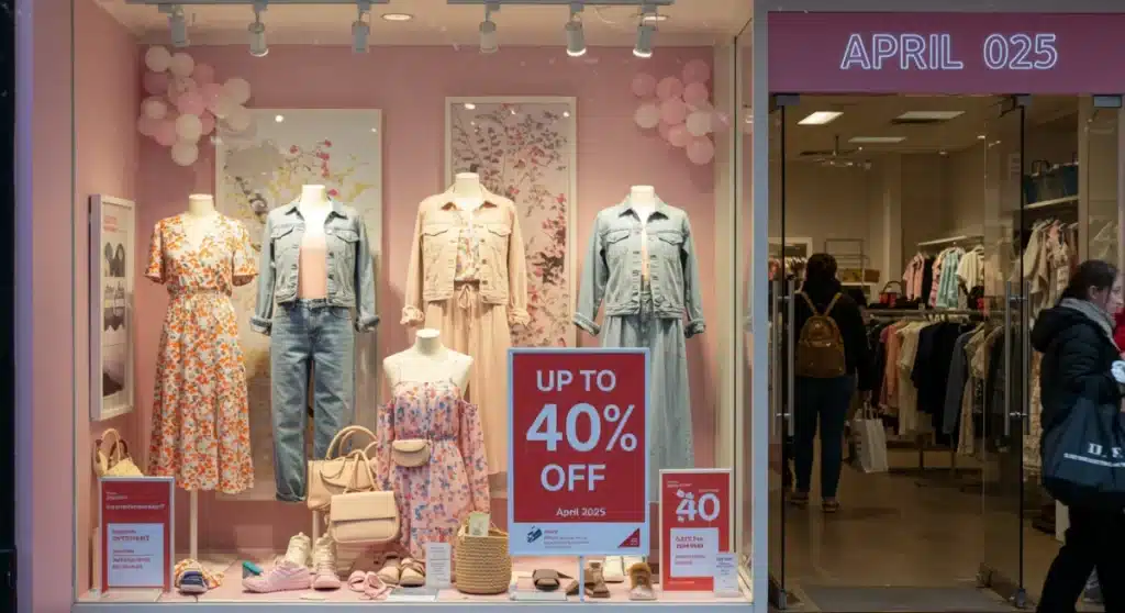 April 2025 Seasonal Sales: Find Spring Fashion Up to 40% Off
