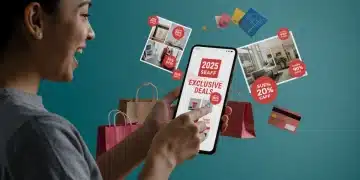 Person with smartphone celebrating early access to exclusive daily deals in 2025