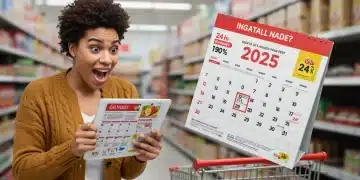 Person viewing early access digital weekly flyer on tablet in 2025