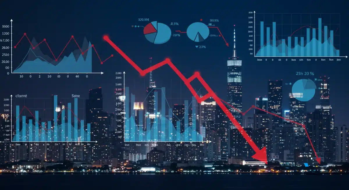 Economic indicators showing market downturn risks
