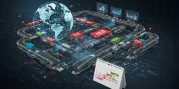 Global supply chain network impacting 2025 seasonal sales deals