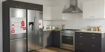 Predicting 2025 Appliance Price Drops: Seasonal Sales Cycles Uncovered Modern kitchen with new appliances and a calendar marking 2025 seasonal sales