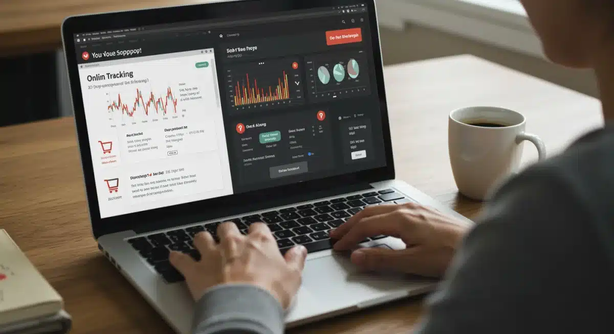 Person setting up deal alert preferences on a laptop