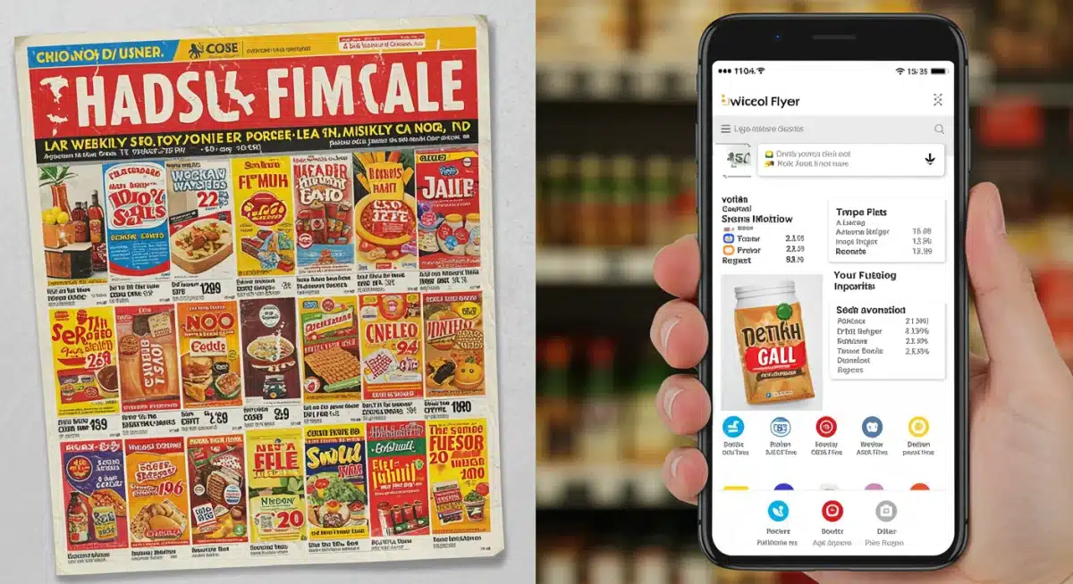 Traditional vs. digital weekly flyers comparison